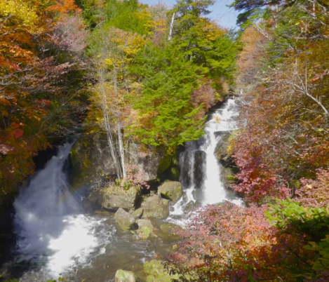 日光竜頭の滝の紅葉の見頃は 混雑状況や駐車場も ツクの日々